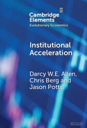 Cover of Institutional acceleration